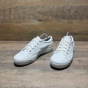 Keds Stretch White Leather Sneakers Women's Size 10